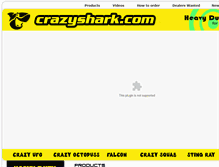 Tablet Screenshot of crazyshark.com
